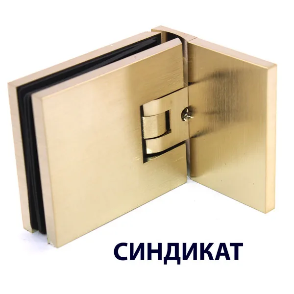 Латунь, Matt Brushed Gold, Одностороннее, 90°, 5108